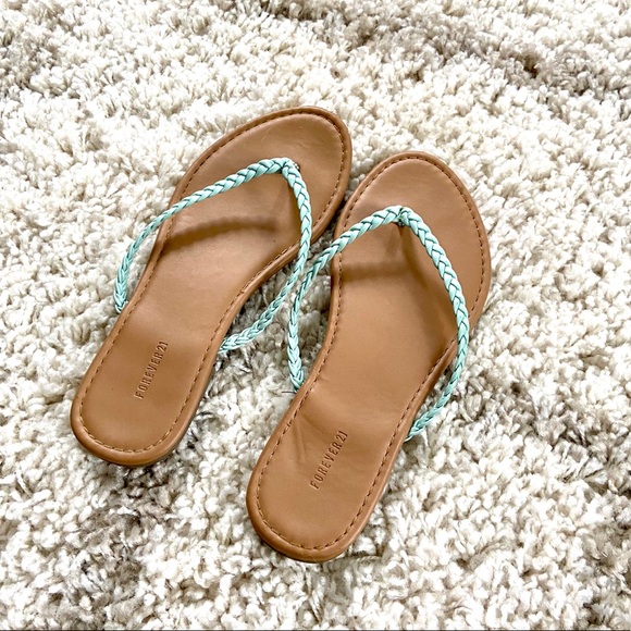 Turquoise sandals - Picture 2 of 3